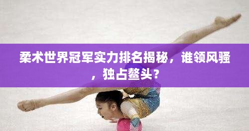 柔术世界冠军实力排名揭秘，谁领风骚，独占鳌头？