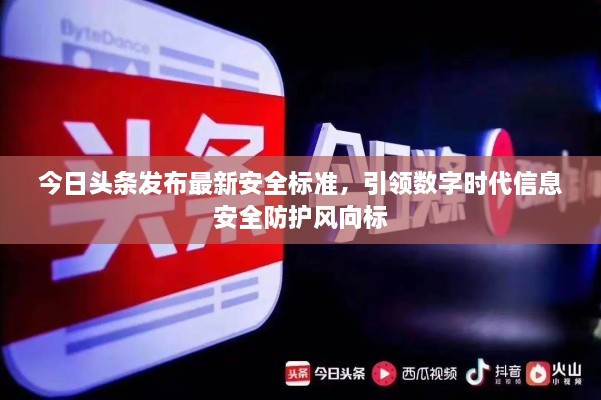 今日头条发布最新安全标准，引领数字时代信息安全防护风向标